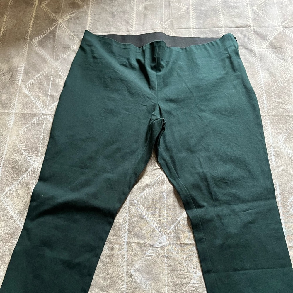 A new day elastic waist band with side zipper pants